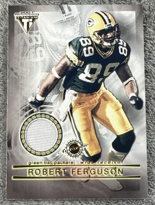 🔥2001 Titanium Robert Ferguson / David Martin Dbl-Sided Game-Worn Patches T276 - Image 1 of 4