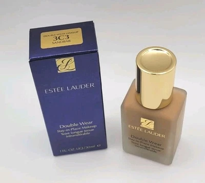 ESTĒE LAUDER Double Wear Stay-in-Place Makeup Foundation - 3C3 Sandbar -1oz- NEW - Image 1 of 4