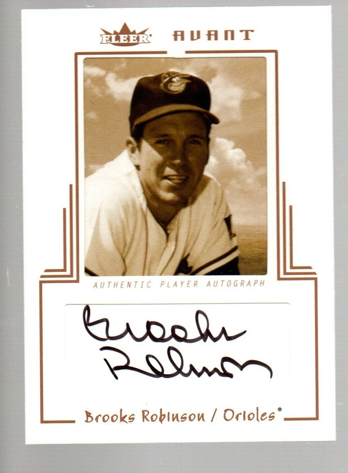 2003 Fleer Avant Autograph Copper #BR Brooks Robinson 126/150 - Image 1 of 1
