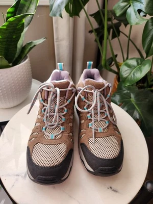 Botas de senderismo Cabela para mujer gris/marrón 84-1975 nuevas sin etiquetas talla 8,5 tobillo con cordones Foto 1 de 4