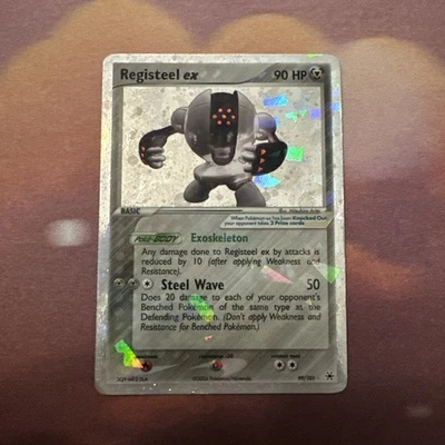 Pokémon EX Hidden Legends Holo Registeel ex 99/101 Moderately Played MP - Image 1 of 4