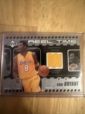 2002 Upper Deck Kobe Bryant GAME WORN Patch Card REEL TIME #KB-J Product Hit 💎 - Image 1 of 4