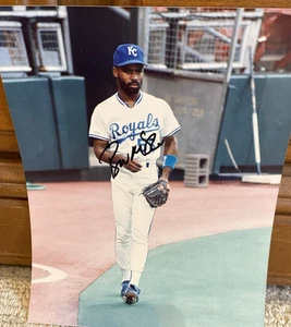 Brian McRae Signed Auto 8x10 Photo Kansas City Royals - Picture 1 of 2