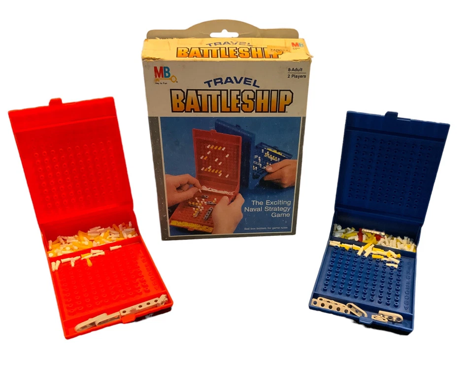 Travel Battleship Game: The Exciting Naval Strategy Game MB (NOT COMPLETE) - Image 1 of 4