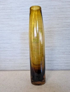 Studio Art große Stretch Vase 11,5" Gold Ombre irisierendes Glas MCM Vintage schön - Bild 1 von 7