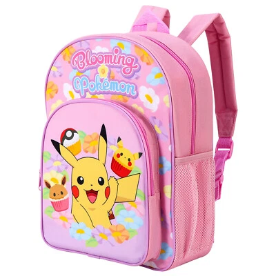 Pokemon Mädchen Kinder Kinder Premium Rucksack Schule Rucksack Reisetasche