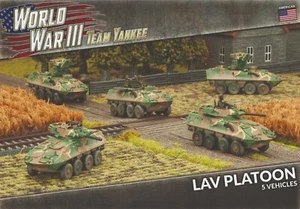 Team Yankee American LAV Platoon (Plastic) New - Picture 1 of 1