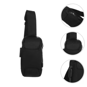 Wasserdicht Oxford Stoff Herren Brusttasche Reise Schlinge Schulter Crossbody klein - Bild 1 von 12