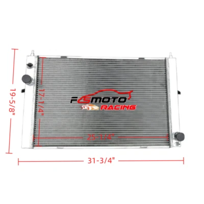 Aluminum Radiator For 1999-2004 2003 LAND ROVER DISCOVERY II 2 V8 4.0 4.6L MT - Imagen 1 de 4
