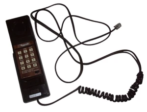 Ai Rhapsody Handheld Analog Phone Model T-36 Vintage 1970-1980? Braunes Holzimitat - Bild 1 von 9