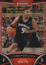 2008-09 Bowman Chrome X-Fractors Basketball Card #75 Craig Smith /299