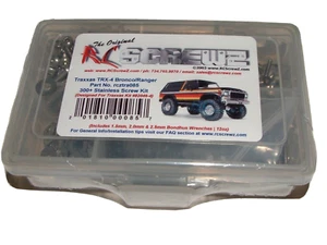 TRAXXAS TRX-4 BRONCO/RANGER RC SCREWZ STAINLESS STEEL SCREW SET TRA085 - Picture 1 of 1