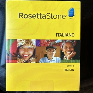 Rosetta Stone Italian Level 1 Version 3 WIN/MAC CD-ROM Personal Edition NEW - Picture 1 of 11