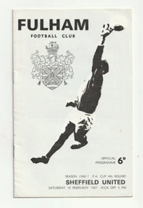 Fulham v Sheffield United 1966/67 FA Cup 4. Runde - Bild 1 von 1