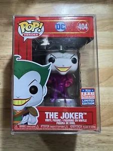 Funko Pop! Joker púrpura metálico exclusivo Shanghai 2021 DC Palacio Imperial #404 - Imagen 1 de 12