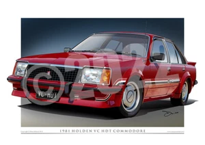 Holden VC HDT Commodore Art Prints - "Brocky" VC Commodore  - Picture 1 of 7