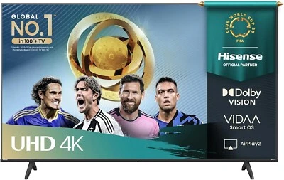 Hisense Smart TV 55" 4K Ultra HD 2025 55A6Q, Smart TV VIDAA U8, Dolby Vision, HD - Immagine 1 di 4