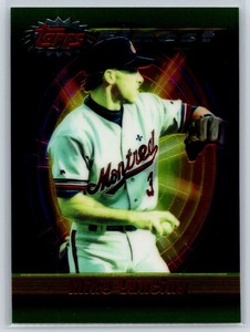 1994 Topps Finest Mike Lansing   Montreal Expos #10
