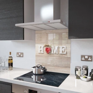 Vetro Splashbacks Casa e Cuore Rosso Vetro e Accessori - By Premier Range - Foto 1 di 6