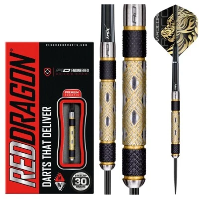 REDDRAGON 30 GRAM RED DRAGON GOLDEN EYE 85% TUNGSTEN STEEL TIP DARTS