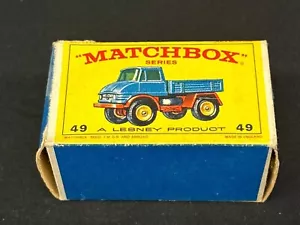 Lesney Matchbox No. 49 Unimog Truck with Original Box! - Picture 1 of 5