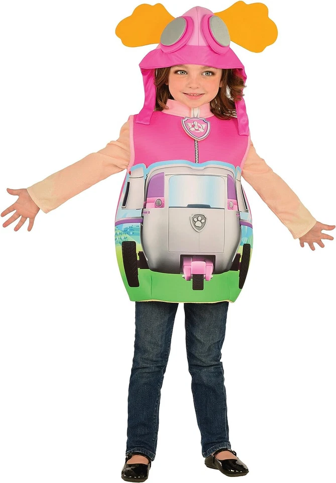 Disfraz de Cazador de Caramelos Skye 3D Patrulla Canina de Rubie, Pequeño Foto 1 de 4