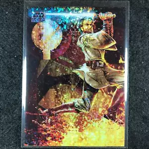 2024 Star Wars Chrome Galaxy OBI-WAN KENOBI Base Mini Diamond Refractor #13 - Picture 1 of 1