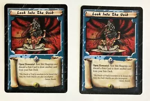 Look Into The Void (2) L5R La Leyenda de los Cinco Anillos CCG Edición Esmeralda 1996 - Imagen 1 de 1