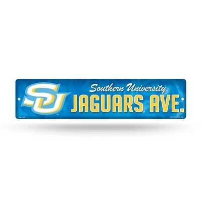 Southern Jaguars Street Sign NEW! 4"X16" "Jaguars Ave." Man Cave  - Image 1 of 2