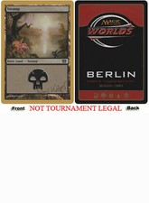 Swamp (8th Edition 341 - Peer Kroger - 2003) World Championship NM CARD ABUGames