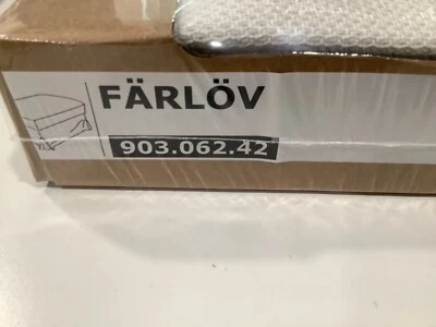 IKEA FARLOV COVER SLIPCOVER FOR Footstool Ottoman  Flodafors White Brand New - Image 1 of 2