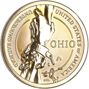 2023 S Innovation Ohio Underground Railroad Dólar prueba inversa $1 - Imagen 1 de 2