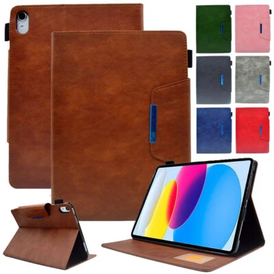 Schutzhülle Leder Tasche Cover für iPad 5/6/7/8/9th 10.2 9.7 Pro 11 Air 5 4 3 - Bild 1 von 4