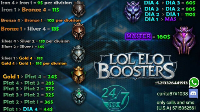 League Of Legends Elo Boosting ✅ NA (Description)