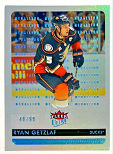 2014-15 UD Fleer Ultra Ryan Getzlaf /99 Platinum Medallion Anaheim Ducks Canada