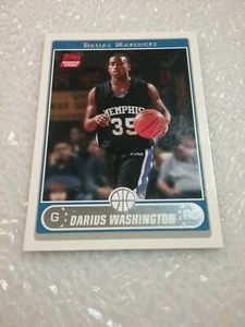Darius Washington Mavericks 2006 Topps RC #258 - Picture 1 of 4