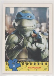 1990 Topps Teenage Mutant Ninja Turtles Movie Ireland Leonardo #2 0a4f