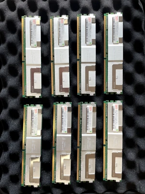 4 moduli da 4 GB RAM Hynix PC2-5300F 667mhz- DDR2 HYMP151F72CP4N3-Y5 - Immagine 1 di 2