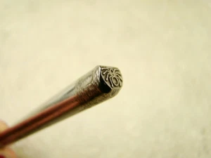Indianer "Gruselspinne" Symbol 3/16"-5mm-Stempel-Metall-gehärtet-Gold&Silberbarren - Bild 1 von 3