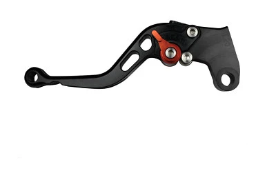 1 black short motorcycle clutch lever orange for honda cbr1100xx blackbird 97-07 - Image 1 of 4