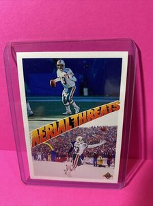 1991 upper deck Ariel threats Dan Marino Mark Clayton