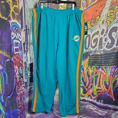 Pantalones grandes y altos majestuosos de los Miami Dolphins para hombre talla XXXLarge nuevos con etiquetas (A4) Foto 1 de 4