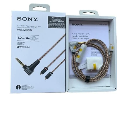 4.4mm Balanced Audio cable For Sony XJE-MH1、XJE-MH2、XJE-MH/WM1 MUC-M12SB2 - Image 1 of 2
