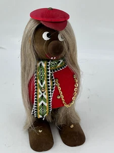  Figura hipster sueca de madera gnomo elfo popular # 273 Navidad vintage 5" - Imagen 1 de 8