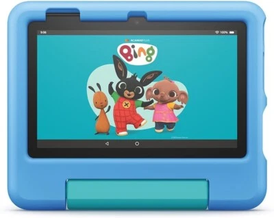 Amazon  Fire 7 Kids Tablet  12th Generation 16GB Age 3-7  RRP £114  Blue NEW - Image 1 of 4