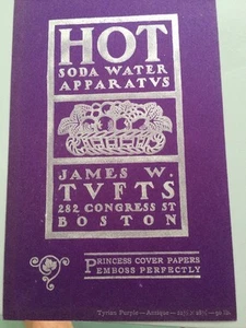 Publicité Anglaise Pour Hot Water Soda . Fin XIXEME. - Picture 1 of 1