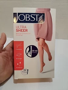 Jobst UltraSheer Natural 30-40 mmHg Medium Thigh OT Medical Compression Stocking - Bild 1 von 4