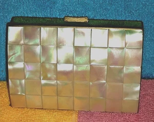 Cigarette Case MELISSA Gold Tone Metal/mother of pearl - 1940s. - Picture 1 of 5