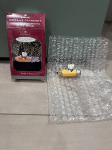 Hallmark 1998 Rocket To Success Maestro Ratón Lápiz Adorno de Navidad  - Imagen 1 de 4