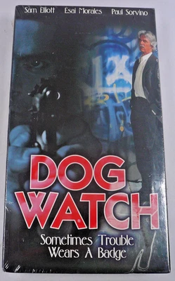 Dog Watch VHS Sam Elliot Esai Morales Paul Sorvino New Sealed Free Shipping - Imagem 1 de 2